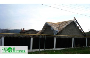 Стройгеометрия 1.3 Каркас крыши, монтаж обрешетки деревянной